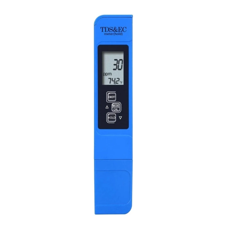 

TDS EC Tester Meter 3-in-1 Professional Water Quality Test Meter LCD- Digital TDS & EC Temperature Meter Testing Tool