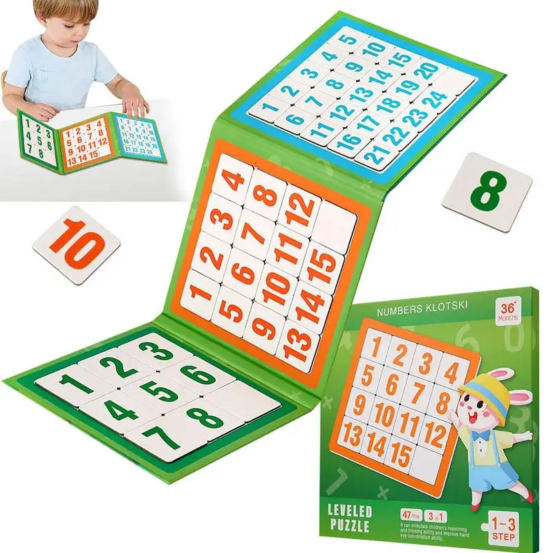 

Number Slide Puzzle 3 In 1 Brain Teasers Toy For Boys Puzzle Brain Teaser IQ Game Christmas Party Toys Educational Learning Tool