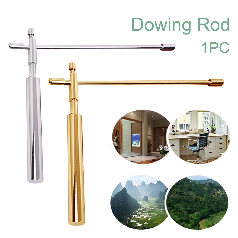 

Dowing Rod Portable Copper Handheld Xunlong Ruler Professional Detector Acupoint Opening Detachable Tool Feng Shui Probe Energy