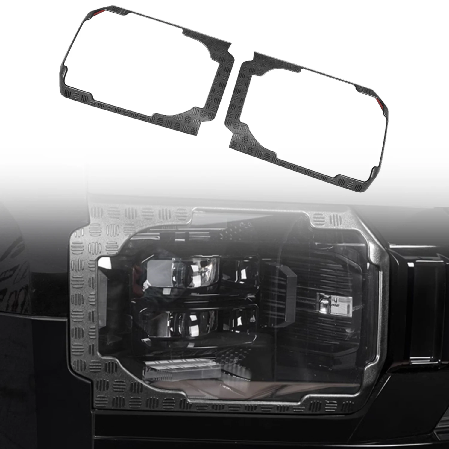 

Для Jetour Traveller T2 2023 2024 2025 автомобильные аксессуары ABS передняя фара крышка лампы накладка 2 шт.