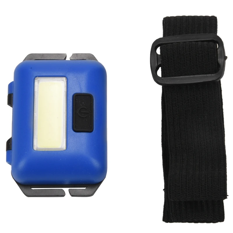 

Cob Led Mini Head Light Lamp Headlight 3 Modes Rainproof Head Torch Flashlight Head For Outdoor Camping Fishing
