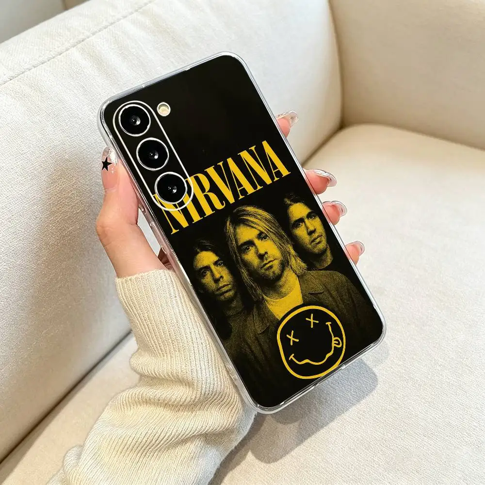 Фото Чехол для телефона N-Nirvana Rock Band Lamentably Clear из мягкого силикона для Samsung Galaxy A71, A70, A30, A52, A51, A40. №5
