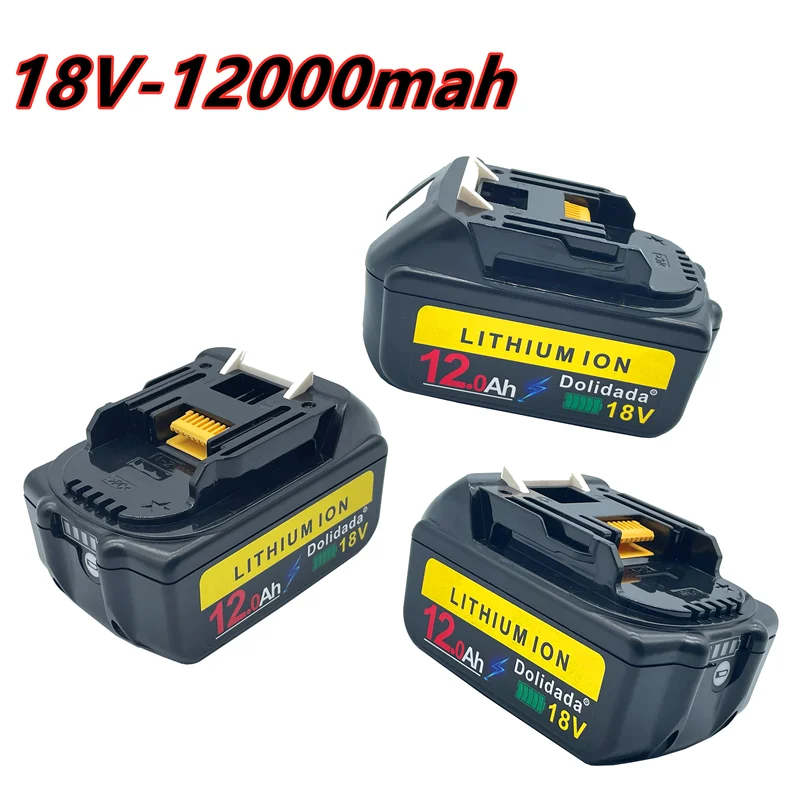 

Литий-ионный аккумулятор Makita bl1880 bl1860 bl1830, 18 в, 12000 Ач