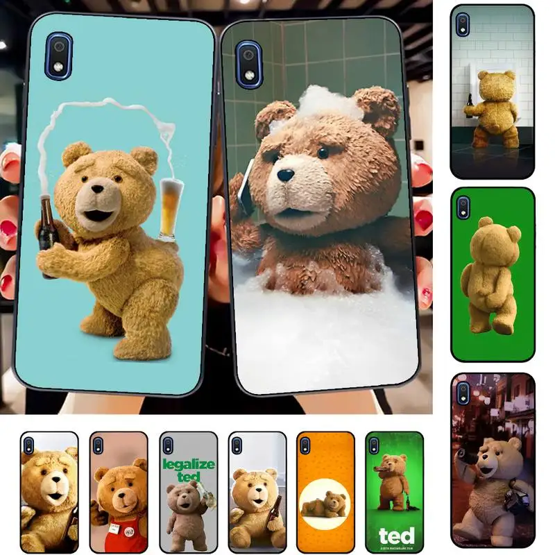 

Cartoon Teddy Bear Phone Case for Samsung A51 01 50 71 21S 70 31 40 30 10 20 S E 11 91 A7 A8 2018