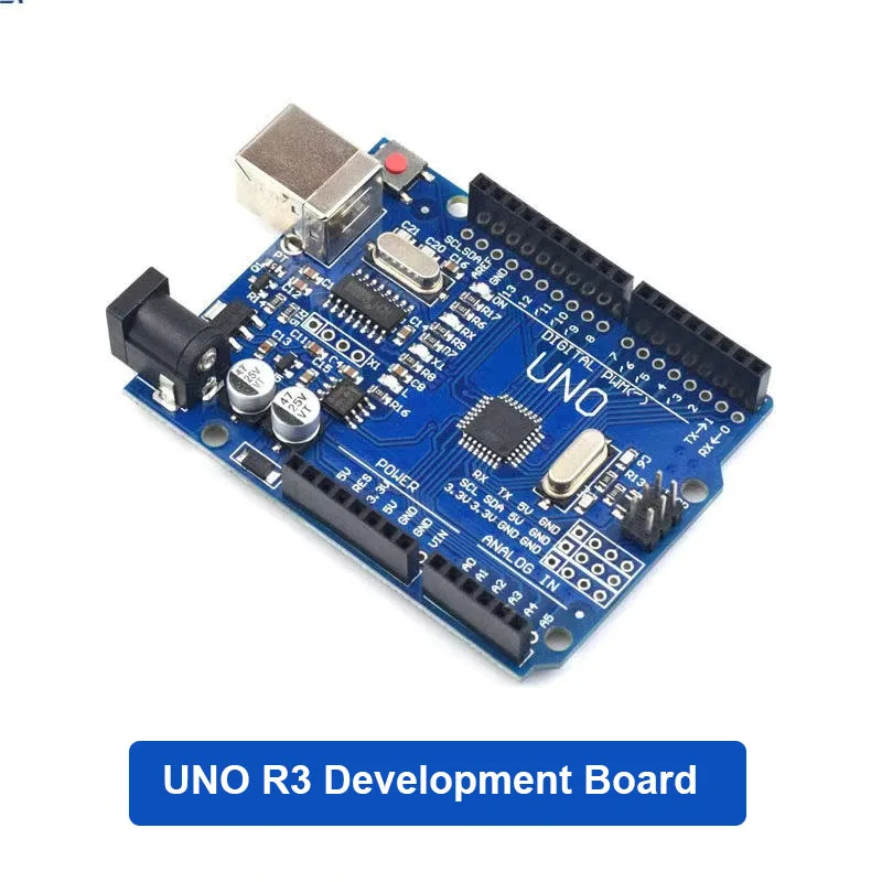 Плата разработки UNO R3 ATMEGA328P CH340/ATEGA16U2 совместима с кабелем для Arduino R3/R4 защитная