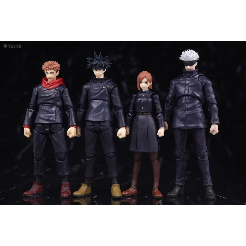 Фото Оригинальные фигурки Bandai S.H.Figuarts: Юдзи Итадори, Сукуна, Годжо, Тоуи, Фушигуро, Нобара, Кугисаки — игрушки-фигурки для мальчиков и девочек, подарок №3