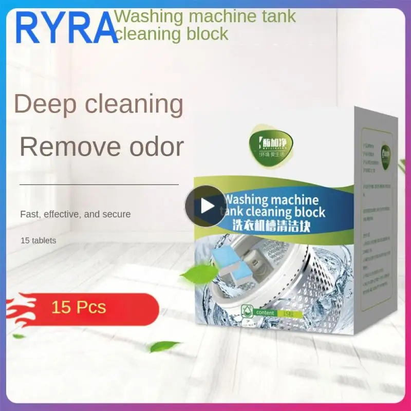 

Family Pack Cleaning Agent 1box Oxidant Washing Machine Effervescent Tablets Decontamination Clean Effervescent Tablets 15 Grain
