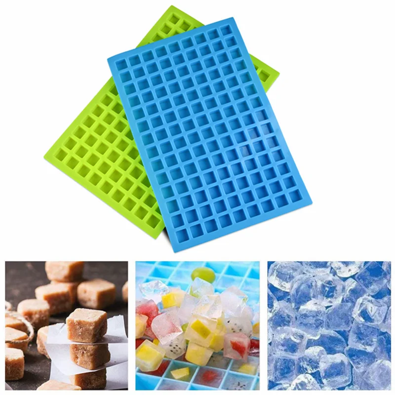 

Silicone Ice Chocolate Candy Mold 126 Grids Beer Whisky Cocktail Ice Making Tray Cake Baking Mould Kitchen Accessories Tools