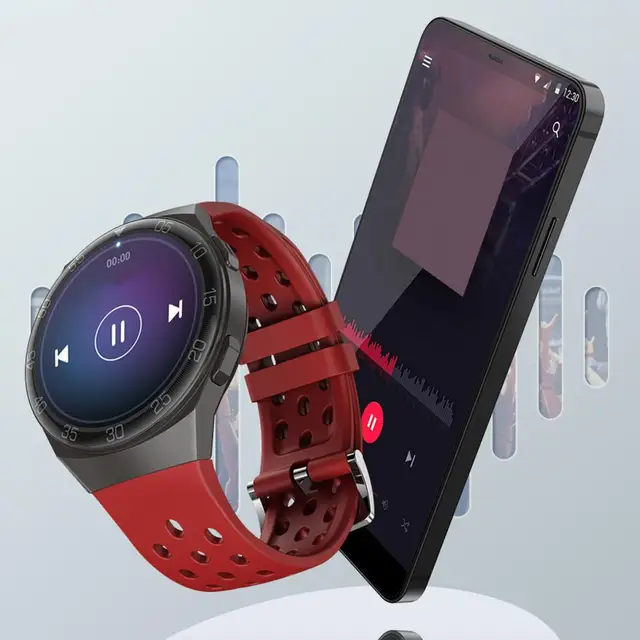 Fashionable Smart Watch Round Smart Wristwatch Long Endurance Casual Sports Fitness Smart Wristwatch  Intelligent Reminder 4