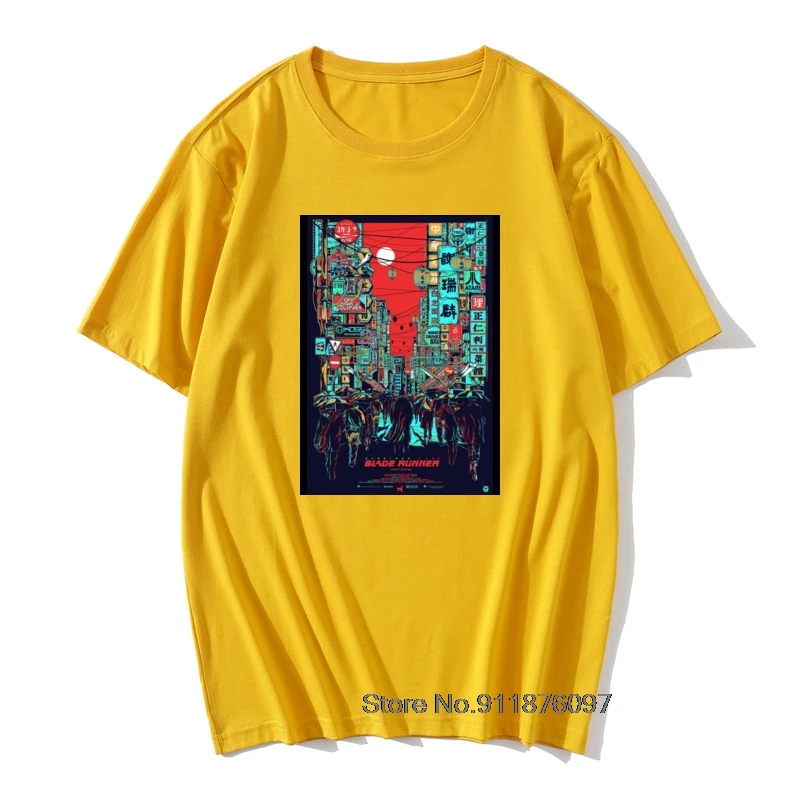 

Mens Blade Runner T Shirts Blade Runner T-Shirt 100% Percent Cotton Tee Shirt Man Funny Big Funny Print Tshirt