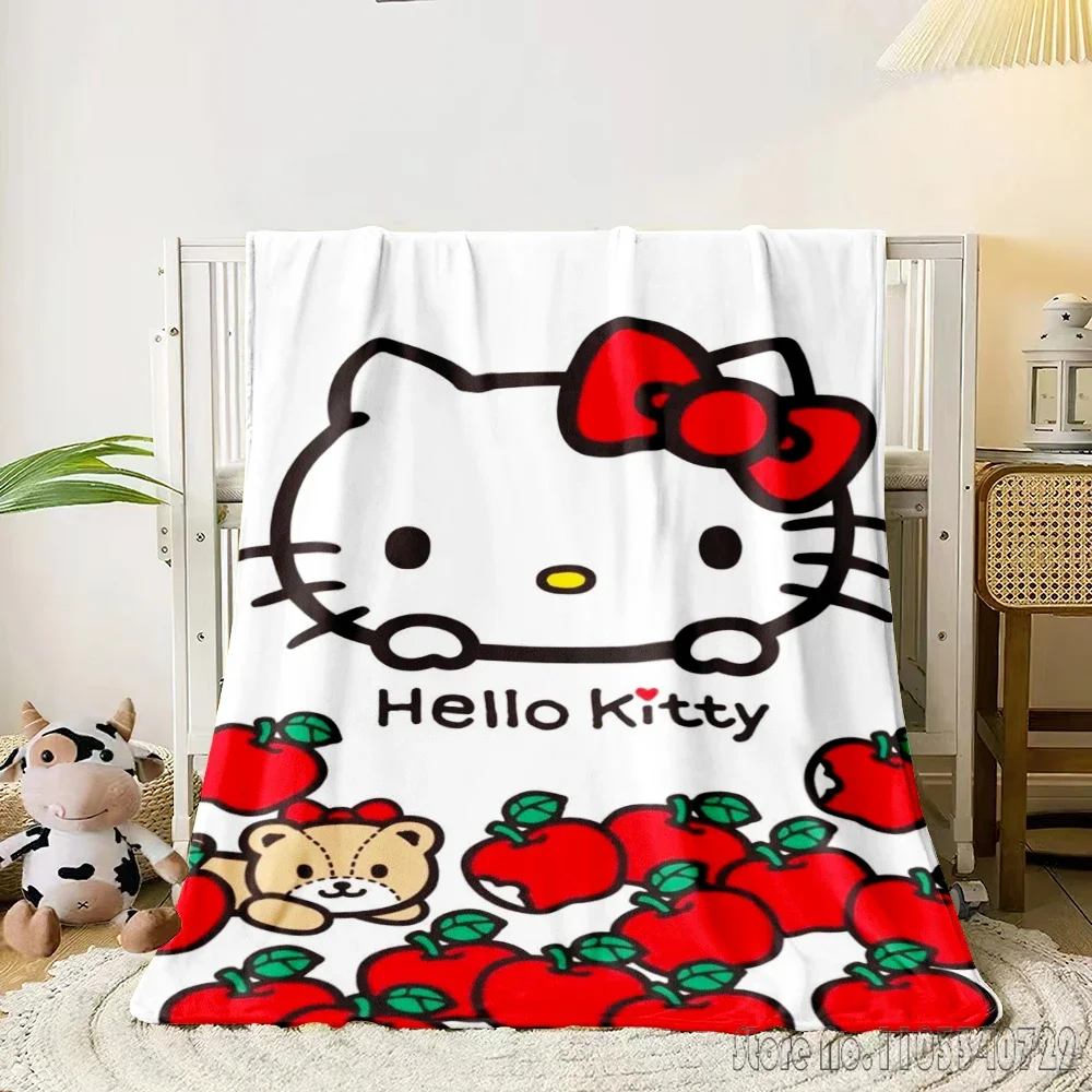 Hello Kitty мультфильм 3D печатное домашнее милое детское одеяло для кровати дивана