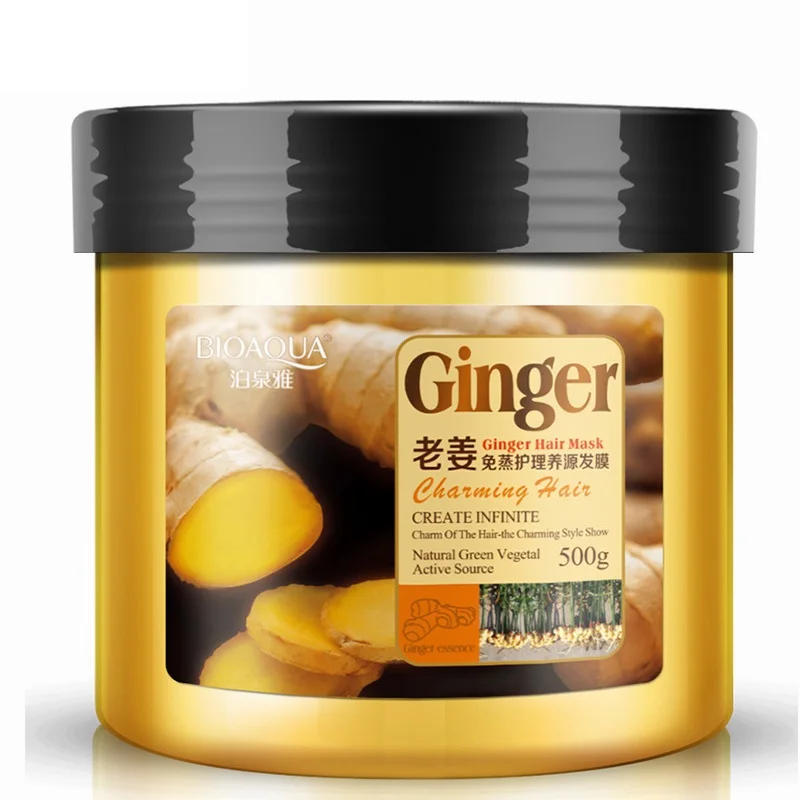 

Ginger Hair Mask Moisturizing Deep Repair Frizz For Dry Damaged Hair Smooth Hair Conditioner 500 ml