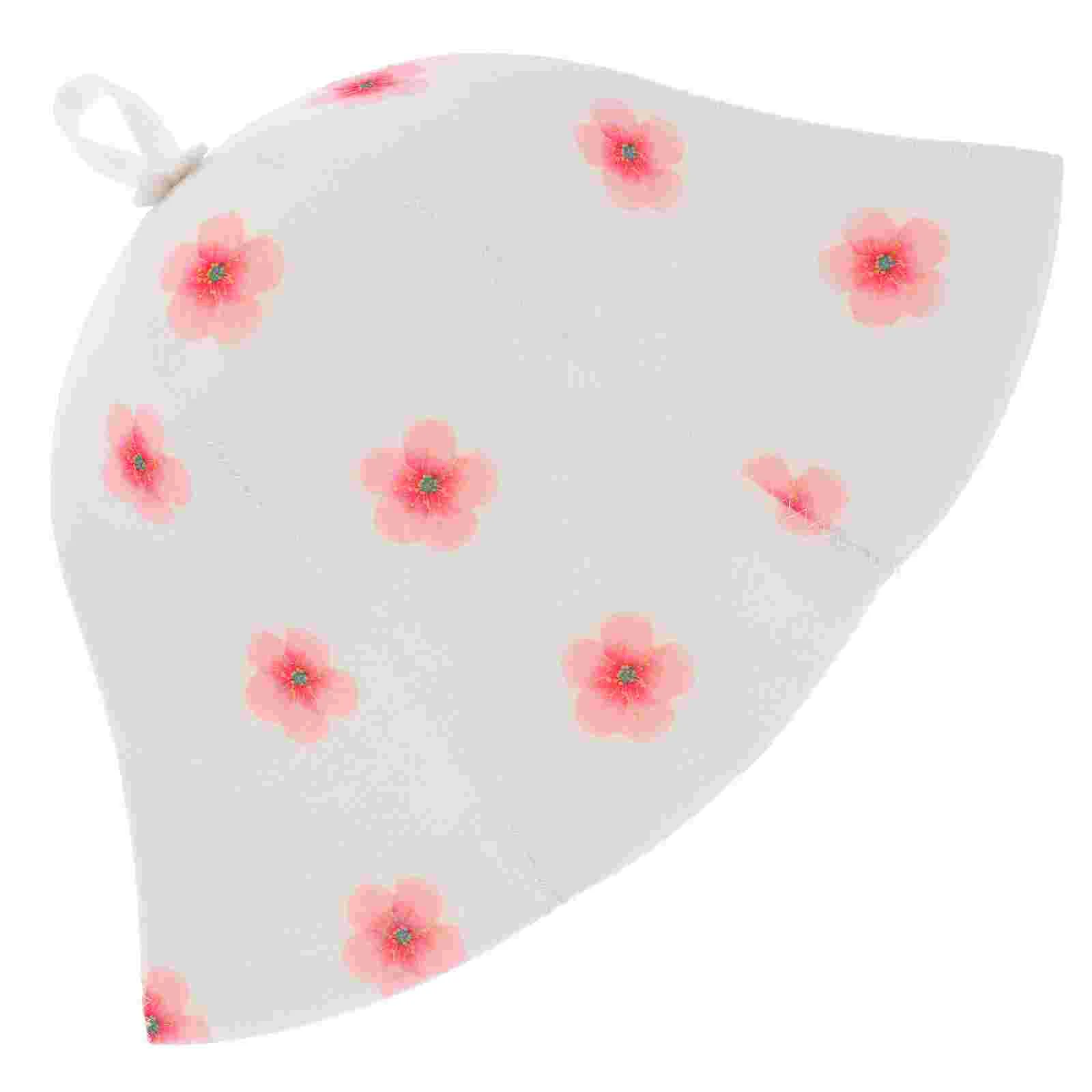 

Felt Sauna Hat Caps Showering Hats Household Comfortable Reusable Bathing Water Absorption Accessories Men