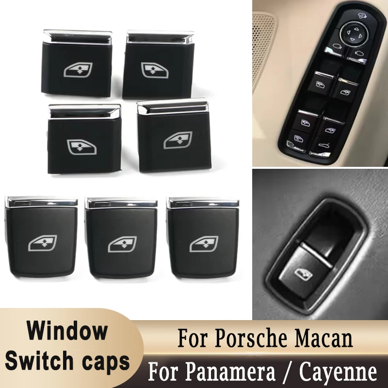

Window Switch Lifter Button Cap Cover Master Controller Repair for Porsche Panamera / Cayenne 2010-2016 for Macan 2014-2018