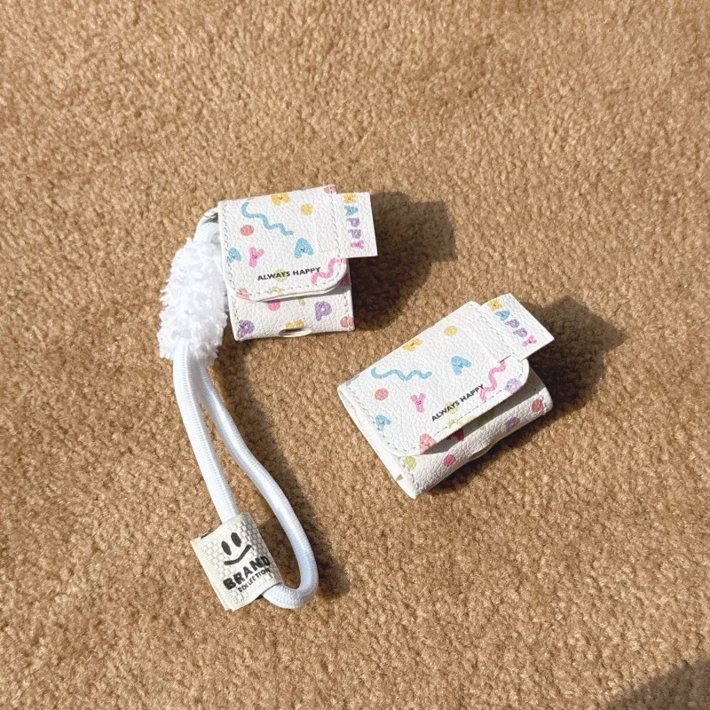 Чехол с цветными буквами для AirPods 4 Airpod 1 2 3 Pro Bluetooth-наушники зарядное устройство