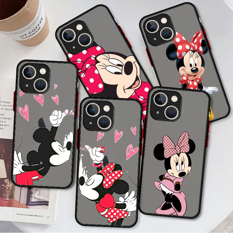 

Роскошный чехол Coque для iPhone XS 6S 8 Plus 11 SE 12 Mini X 7 XR 13 Pro Max 7 + 13pro 2020 11pro Сумка милая мультяшная Минни Маус