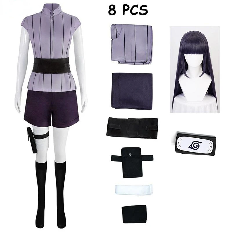 

Hyuga Hinata Cosplay Costumes Anime Figure Halloween Costumes for Women Suit Wig Role Play Clothing Party Uniform Cosplay Sexy