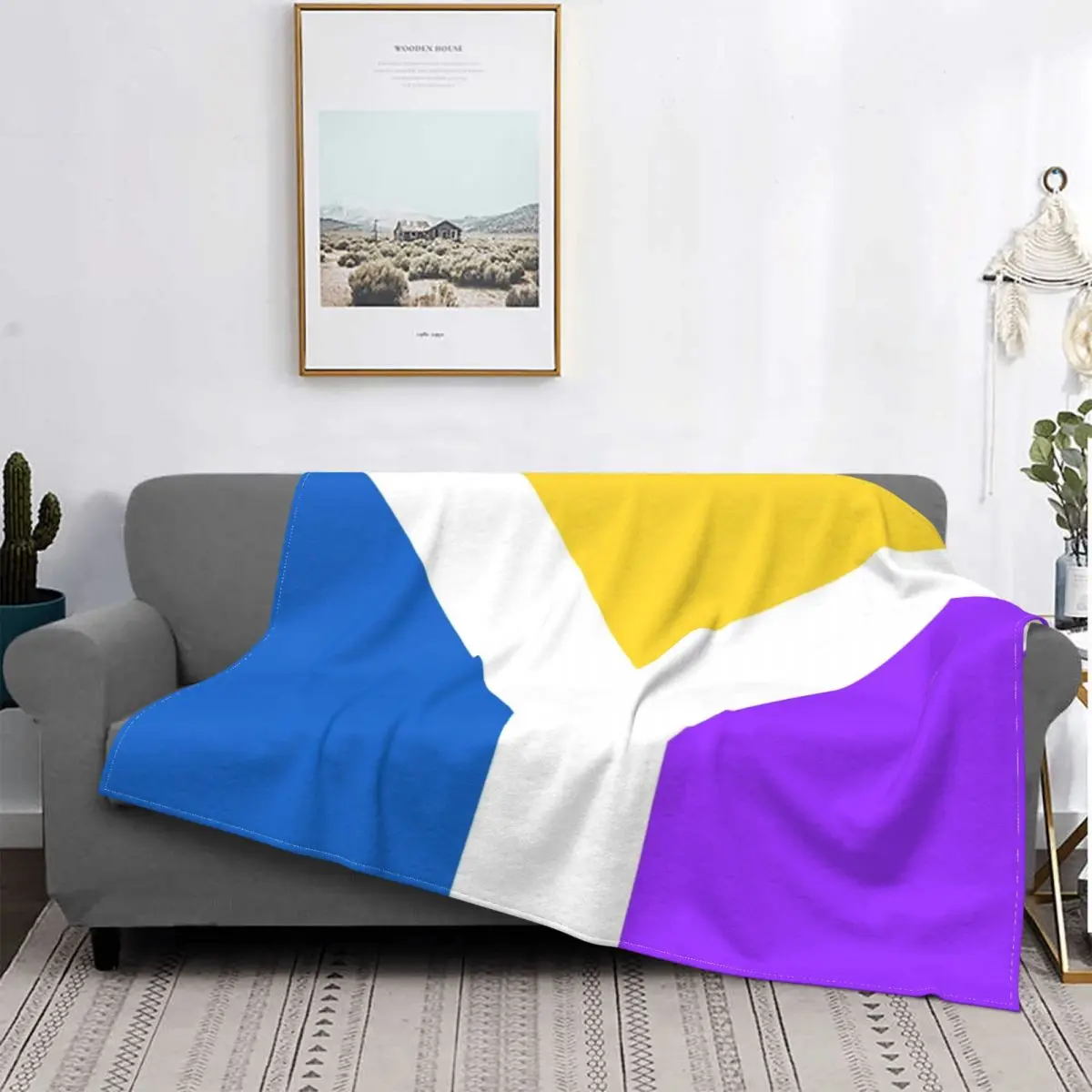 

Y Flag Blanket Bedspread Ultra Soft Warm Quilt Sofa Bed Flannel Bedding Picnic Velvet Gift