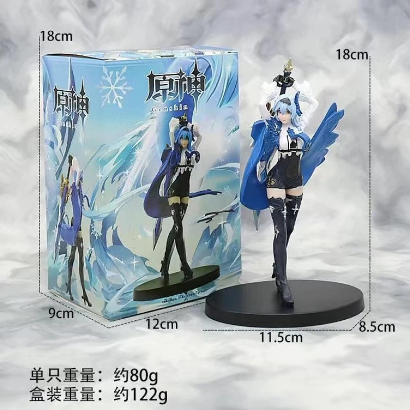 

17cm Genshin Impact Eula Anime Action Figure Toys Manga Peripheral Carornament Pvc Figurines Collectible Model Toy Doll Kid Gift