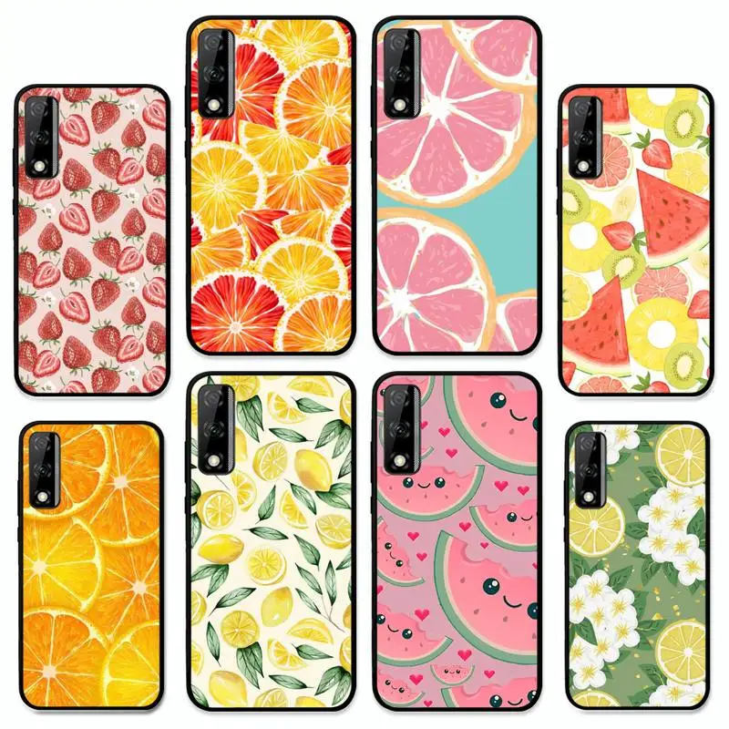 

Summer Fruit Phone Case for Huawei Y 6 9 7 5 8s prime 2019 2018 enjoy 7 plus