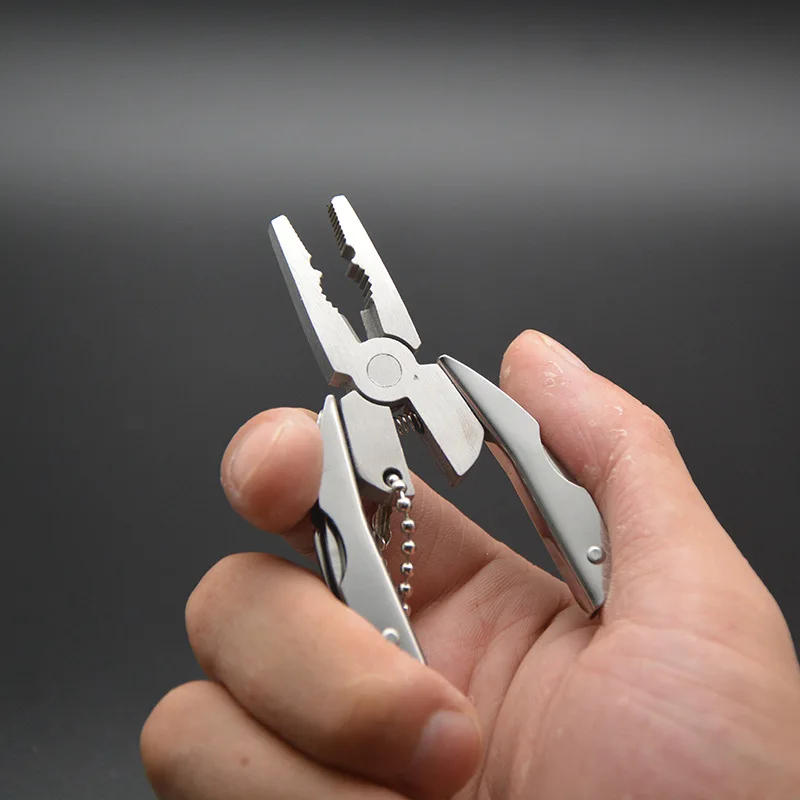 Полированные многофункциональные плоскогубцы 6 в 1 из нержавеющей стали набор