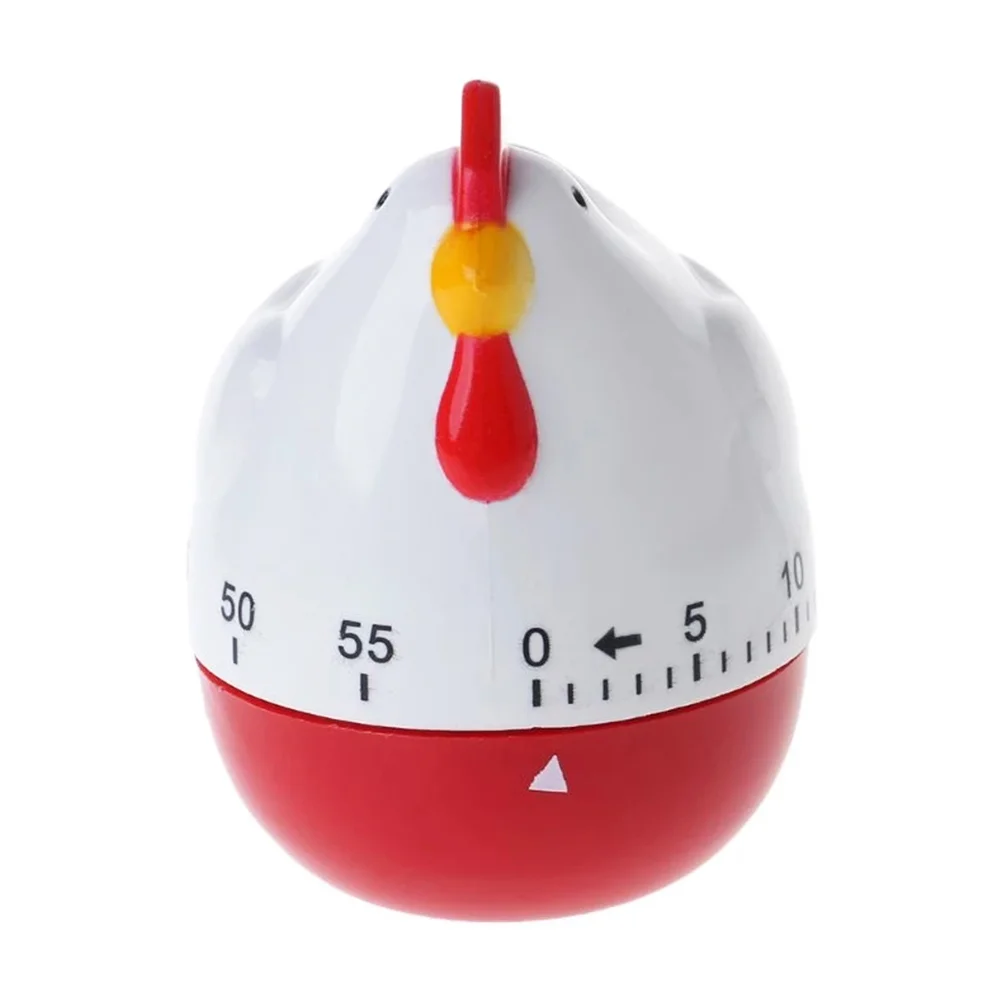 

Timer Kitchen Cooking Chicken Baking Cute Mechanical Alarm Countdown Egg Timers Kids Reminder Clock Loud Classroom Manual
