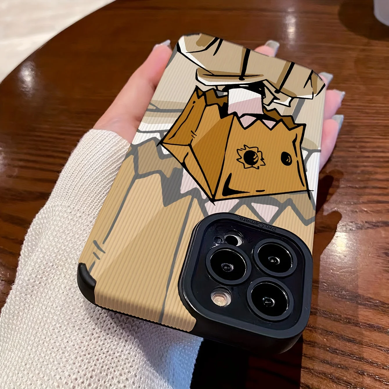 Фото Для iPhone 17 Pro Max, бумажный чехол для мальчика, мультяшный мягкий силиконовый противоударный защитный дизайн, совместимый с iPhone 16, 15, 14, 13 №3