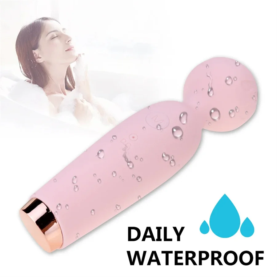 Мини-микрофон AV-вибратор мощная волшебная палочка вибрирующий фаллоимитатор