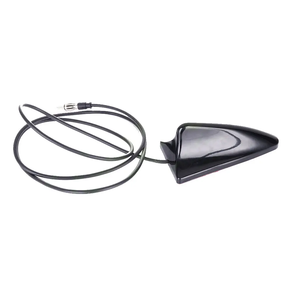 

Black Universal Shark Fin Antenna Auto Radio Roof Signal Aerial Car Radio AM/FM Car Roof Radio Signal Reception