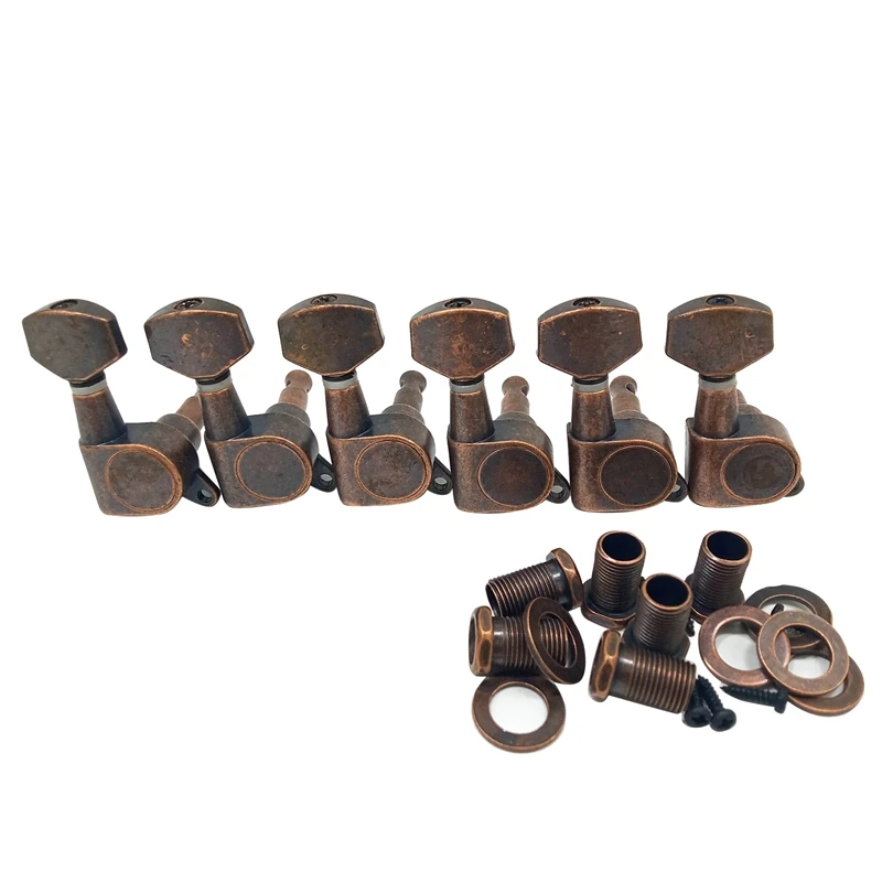 

Electric Guitar Tuning Pegs Keys Guitar Locking Tuners For 6 String Electric Folk Or Acoustic Guitars 3L + 3R