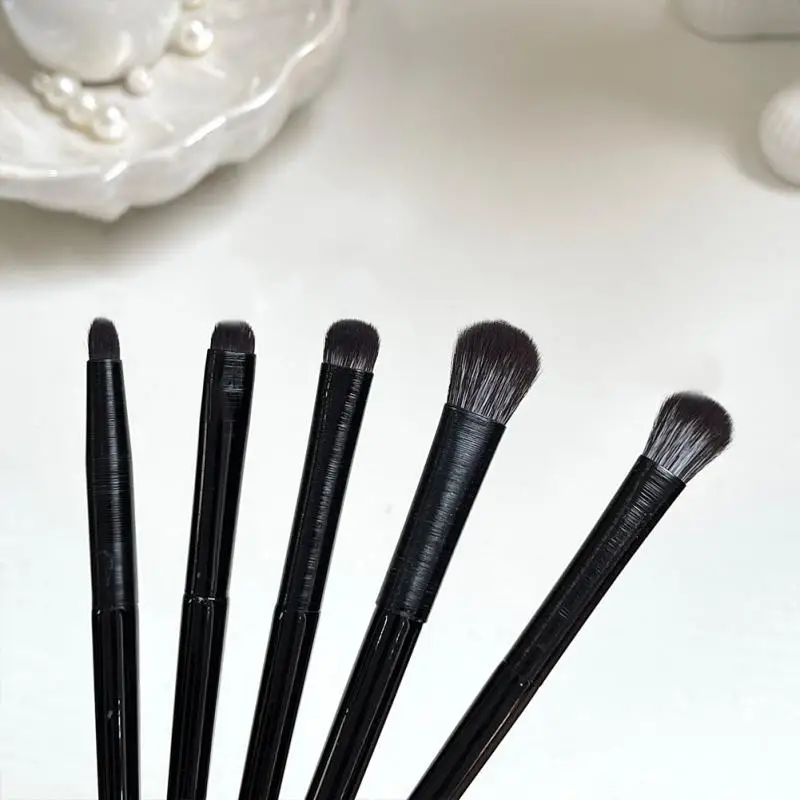 

5pcs Professional Eye Shadow Makeup Brushes Set Single Eye Shadow Soft Detail Brush Eye Smudge Brushes Eye Makeup Cosmetic Tools