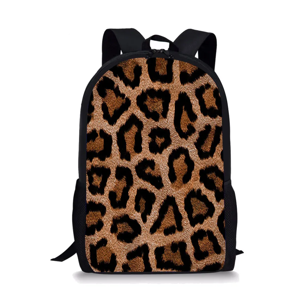 Классические школьные ранцы с леопардовым принтом, подростковые высококачественные подходящие ко всему рюкзаки, женский рюкзак для книг д...