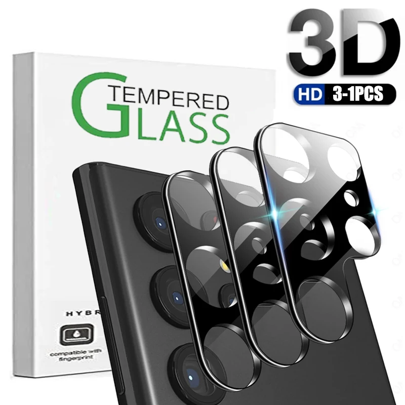 

3D Camera Protector For Samsung Galaxy S23 Ultra S23+ Plus Phone Back Lens HD Anti-scratch Temepered Glass for S23 Ultra 5G