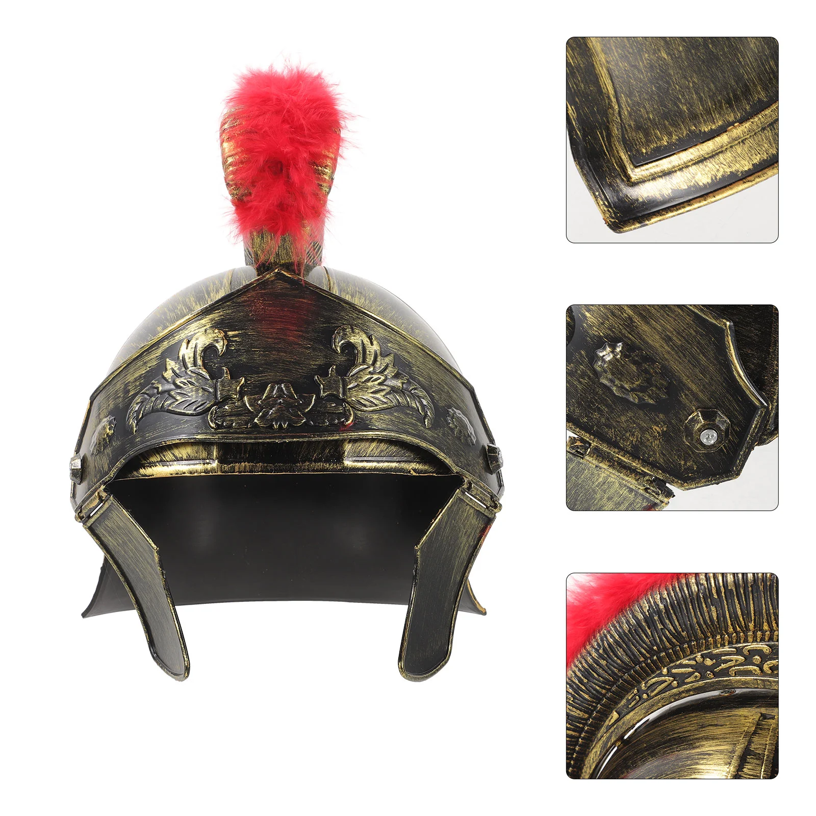 

Headgear Child Kids Halloween Costumes Warrior Headwear Plastic Men Roman