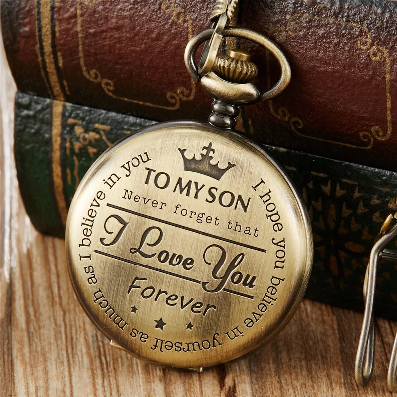 Top Vintage Round Carved Letter Quartz Movement Waistchain Pocket Watch Timer Clock Gift Anniversary Best Choice