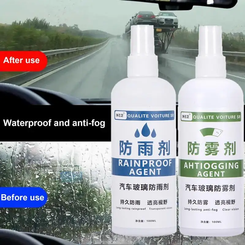 

Противотуманный спрей для автомобиля, устойчивый к дождю, противотуманное покрытие, водонепроницаемый спрей для покрытия, 100 мл, противотуманный спрей для
