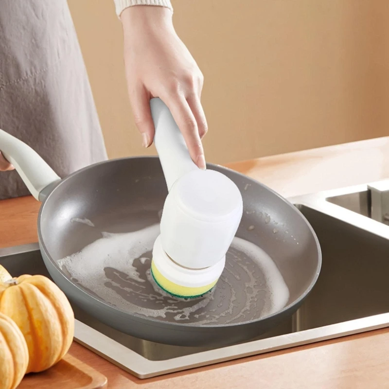 

Electric Cleaning Brush Kit 360 Degree Rotation Home Kitchen Bowl Pot G2AB