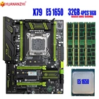 Материнская плата HUANANZHI X79 с Xeon E5 1650 4x8GB = 32GB 1600MHz 12800R DDR3 память ECC REG X79