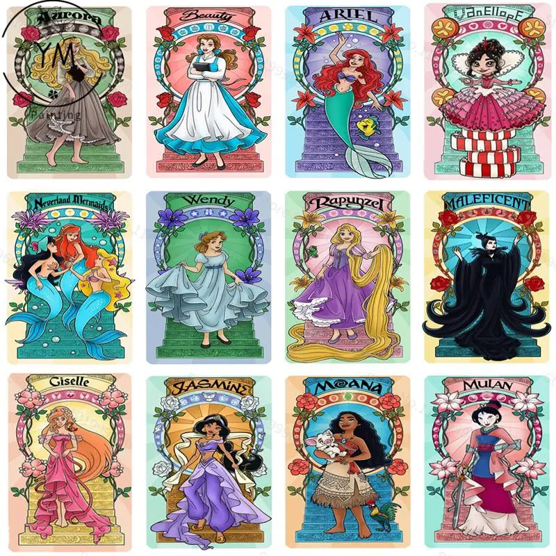 

5D Diy Disney Character Diamond Mosaic Handmade Full Diamond Diamond Painting Embroidery Wall Decor Art Rhinestone Embroidery