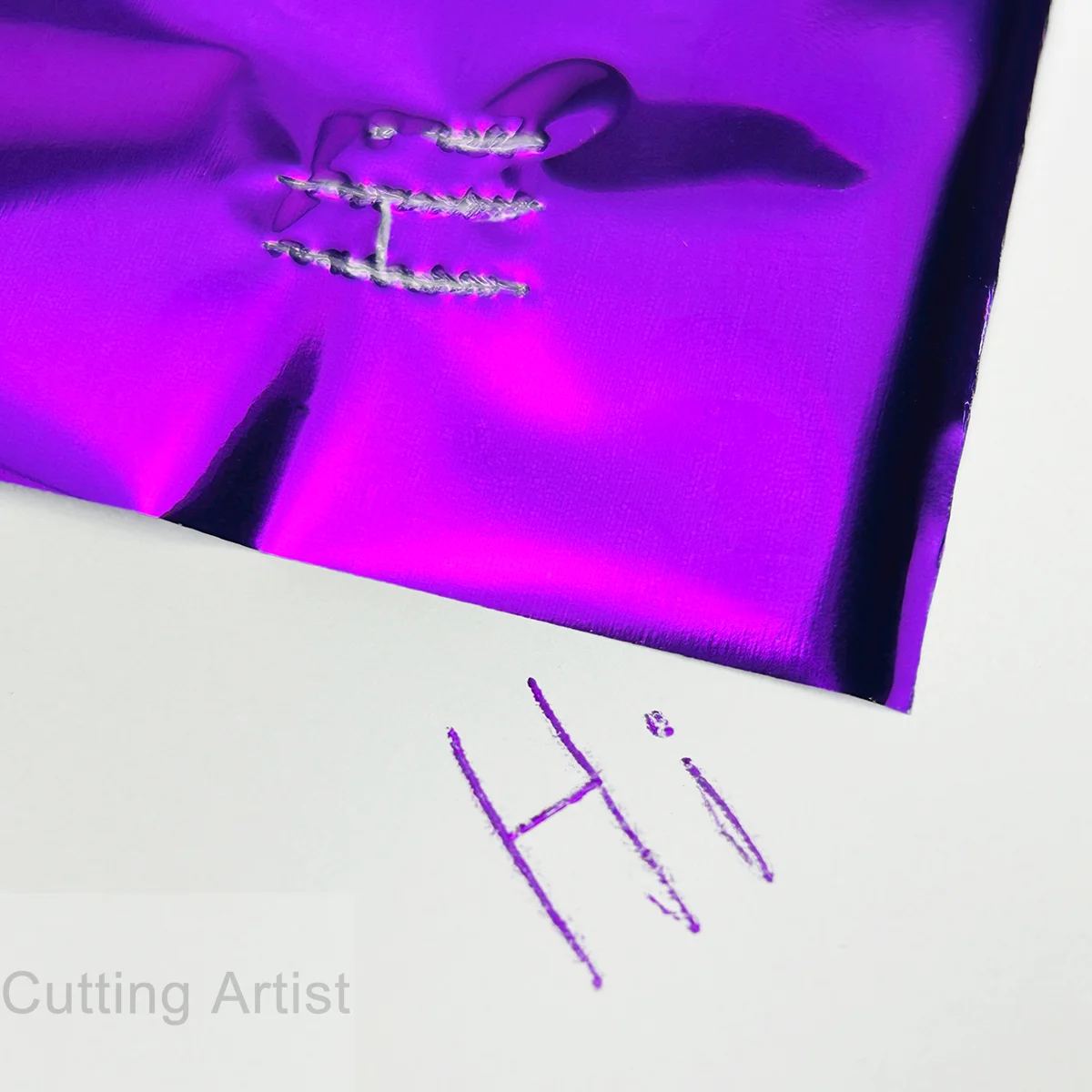 Фото Фольгированные листы для переноса изображений для плоттеров Silhouette Cricut, подарочный материал №5