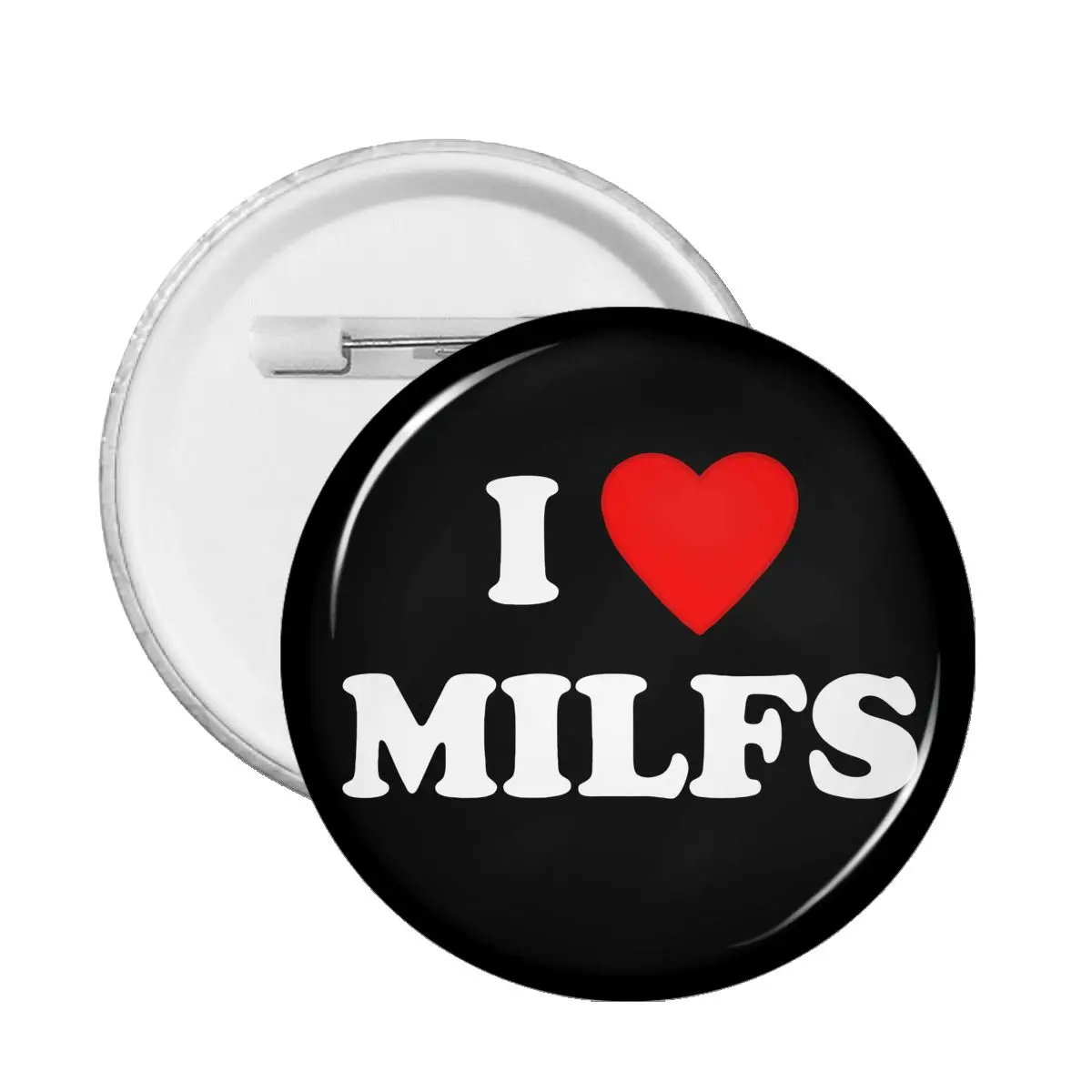 

Брошь-значок «I Love Milfs» для рюкзака, одежды