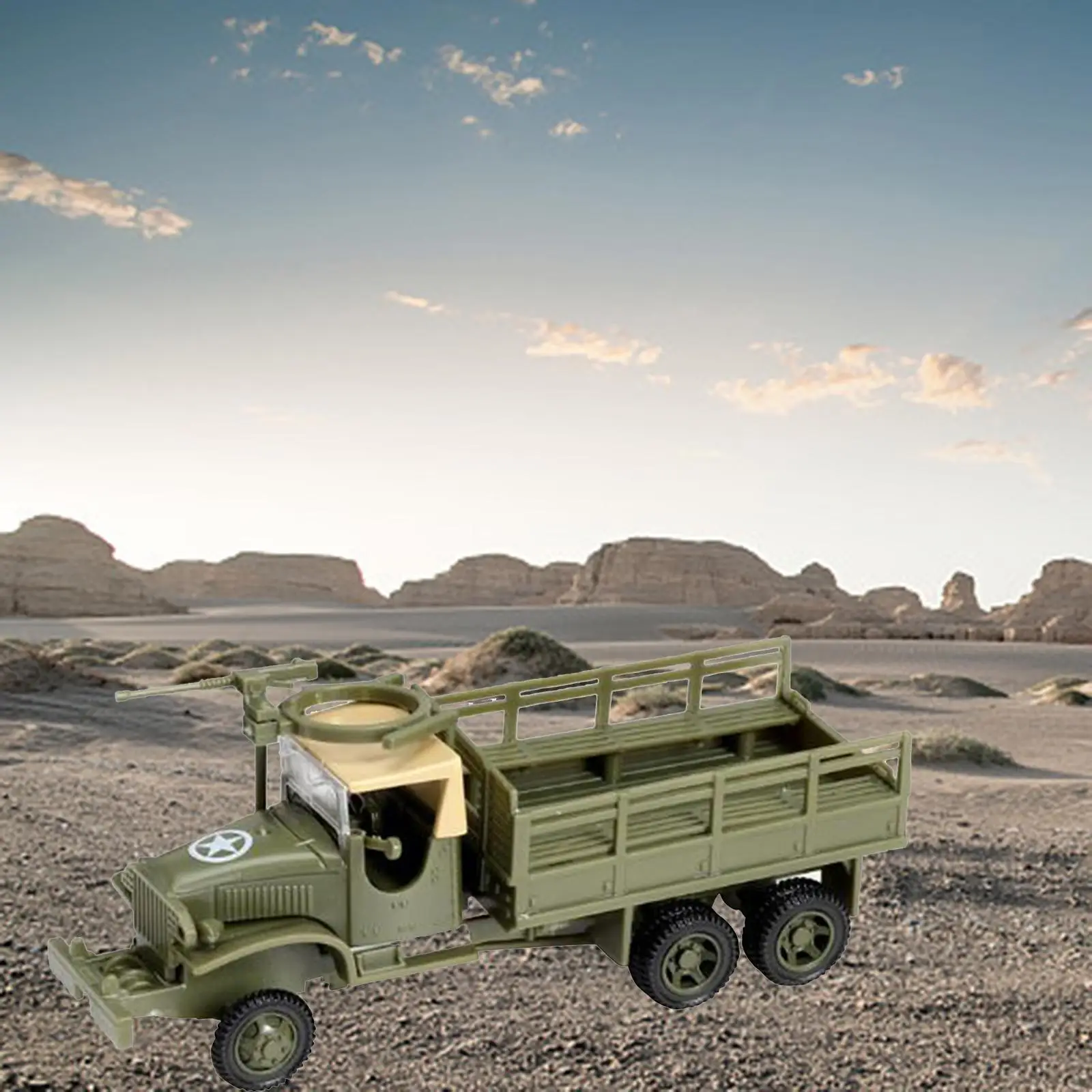 Моделирование масштаба 1:72 сборка транспортного грузовика модель автомобиля