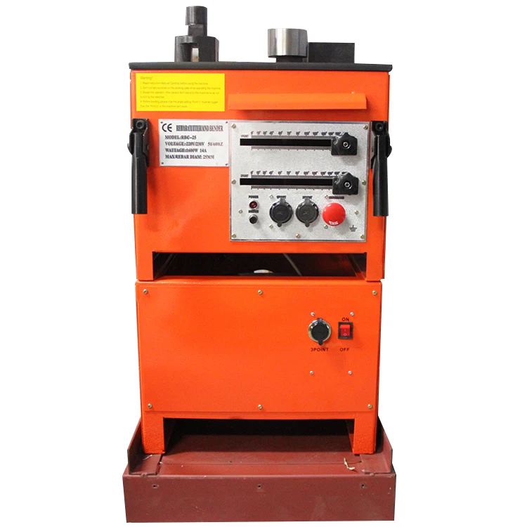 

Portable Steel Bar Rod Bender and Cutter 25mm Rebar Bending Cutting Machine RBC-25