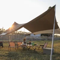 Waterproof Shade Sail Rectangle Patio Shades Sun Canopy UV Block Cover for Outdoor Garden Backyard Activities