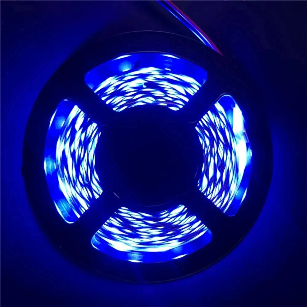 Светодиодная лента 12В 5М 300 светодиодов SMD 2835 RGB и однотонная, высококачественная гибкая светодиодная лента для домашнего декора (art.: 3920daa0721d7) - 3920daa0721d7