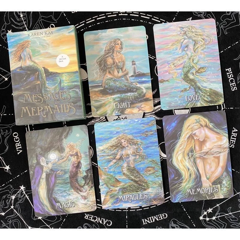 

Witch Tarot New Moon Witch Oracle Cards Interactive Desktop Tarots Deck Witchcraft Psychedelic Decor