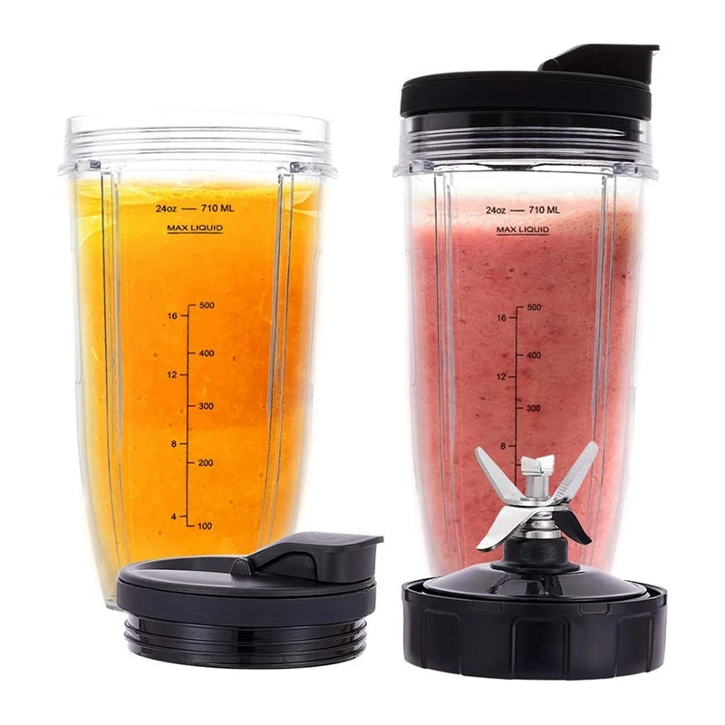 24Oz Cups Blender Accessories Blender Extra Gaskets Replacement Accessories For Nutri Ninja Foodi Power Blender SS300 Etc