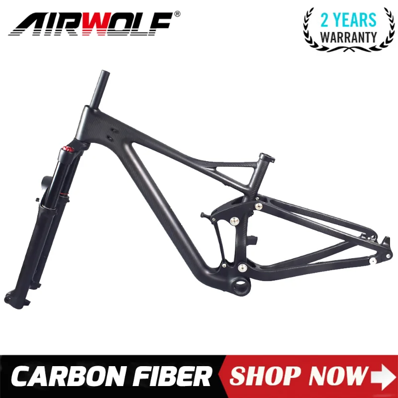 

AIRWOLF T1000 29ER карбоновая горная рама 148x12 PF30 Mtb велосипед, рама дискового тормоза, технология EPS, супер светильник MTB, Карбоновая вилка 110x15