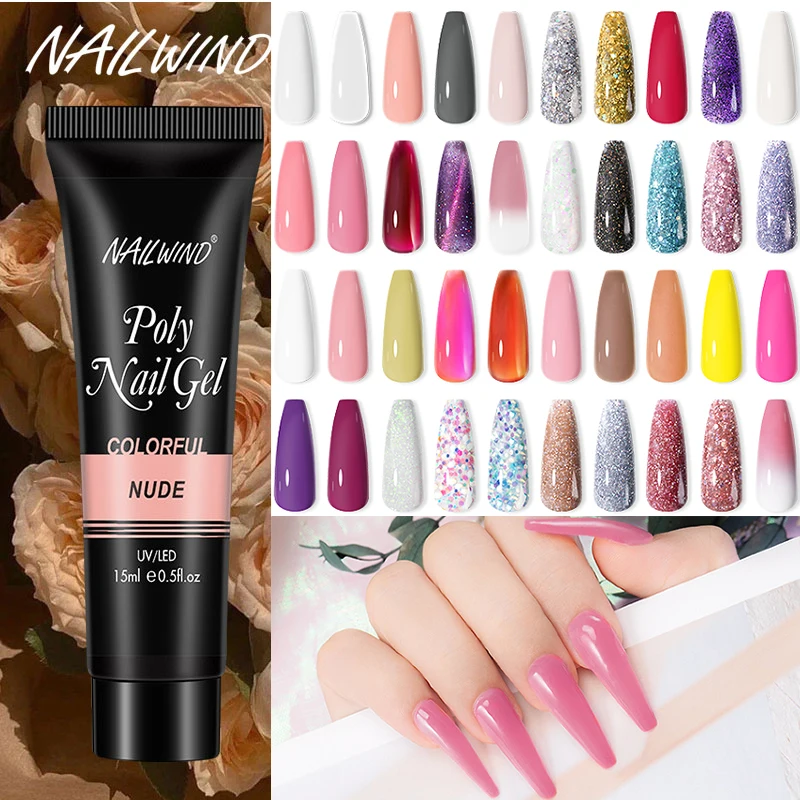 

Poly Nail Gel For Extension 15/30ML NAILWIND Poly Nail Polish Manicure Nail Gel Polish Nail Art Quick Building Poly Nail Gel