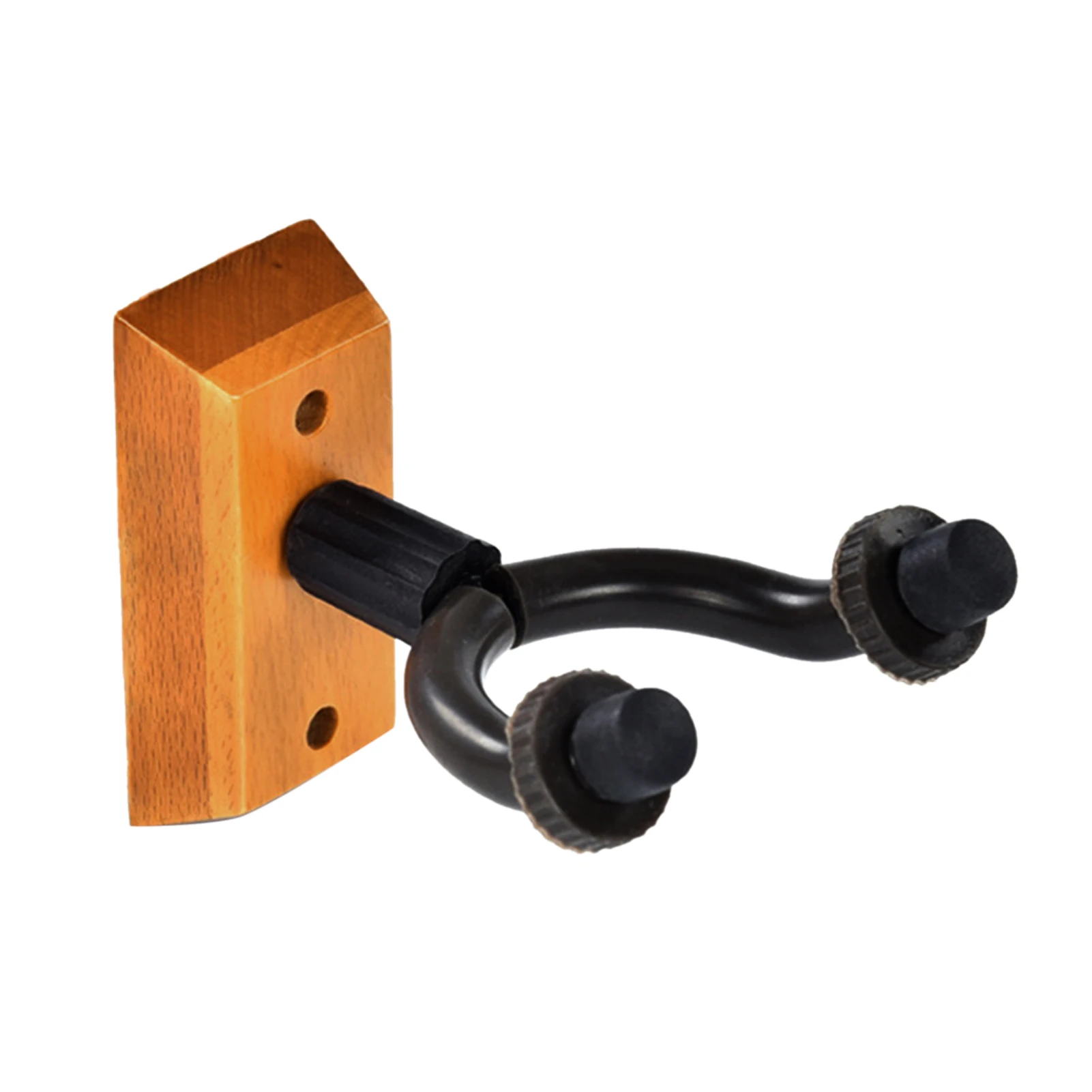 

2pcs Hanger Wood Base Hanging For Bass Wall Mount Holder Guitar Hook Electric Acoustic Display Bracket